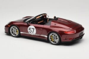 Porsche 911 991.2 Speedster Heritage Edition Cherry Metallic GT Spirit 1:18 GT929 Resin – Bild 5 von 6