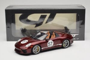Porsche 911 991.2 Speedster Heritage Edition Cherry Metallic GT Spirit 1:18 GT929 Resin – Bild 6 von 6