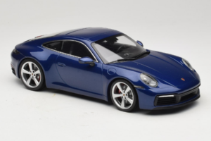 Porsche 911 992 Carrera 4S Blue Metallic Minichamps 1:18 153067327 Metall – Bild 4 von 6