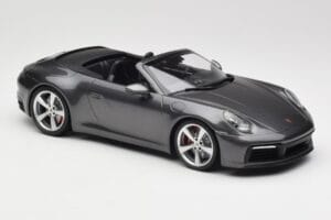 Porsche 911 992 Carrera 4S Cabriolet Agate Grey Metallic Minichamps 1:18 155067336 Metall – Bild 4 von 6