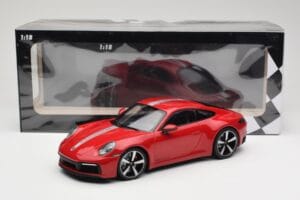Porsche 911 992 Carrera 4S Carmine Red Minichamps 1:18 155067326 Metall – Bild 6 von 6