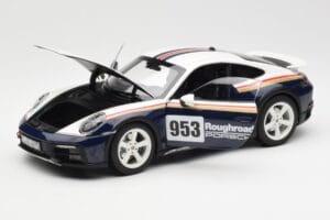 Porsche 911 992 Dakar Rough Roads Norev 1:18 187240 Metall – Bild 2 von 9