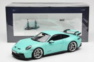 Porsche 911 992 GT3 Mint Grün Norev 1:18 187316 Metall – Bild 8 von 8