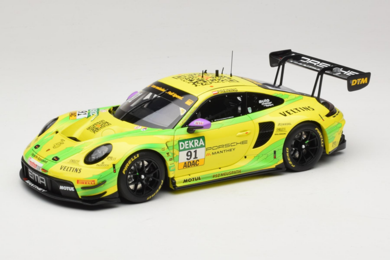 Porsche 911 GT3 R #91 T. Preining Manthey EMA DTM Hockenheim Champion 2023 Minichamps 1:18 MG-M-911-DTM-n91-23-1801 Metall