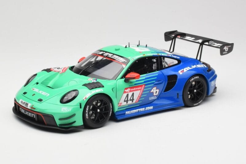 Porsche 911 992 GT3 R Falken #44 D. Eriksson / T. Heinemann 24 Hours of Nurburgring 2023 Minichamps 1:18 113236344 Metall