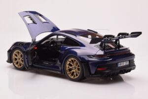Porsche 911 992 GT3 RS Gentian Blau Metallic Norev 1:18 187363 Metall – Bild 5 von 8