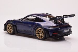 Porsche 911 992 GT3 RS Gentian Blau Metallic Norev 1:18 187363 Metall – Bild 7 von 8