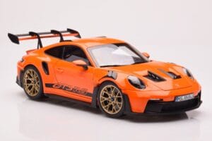 Porsche 911 992 GT3 RS Gulf Orange Norev 1:18 187360 Metall – Bild 6 von 8