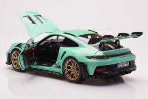 Porsche 911 992 GT3 RS Mint Grün Norev 1:18 187362 Metall – Bild 5 von 8