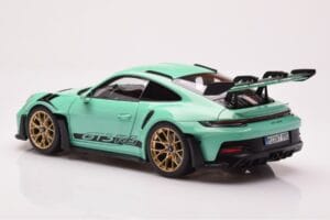 Porsche 911 992 GT3 RS Mint Grün Norev 1:18 187362 Metall – Bild 7 von 8