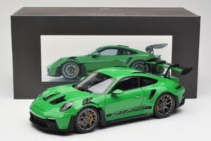 Porsche 911 992 GT3 RS Python Grün Norev 1:18 WAP0212820RGT3 Metall – Bild 8 von 8