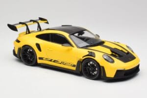 Porsche 911 992 GT3 RS Racing Gelb & Schwarze Räder Minichamps 1:18 153062245 Metall – Bild 4 von 6