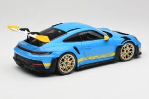 Porsche 911 992 GT3 RS Shark Blau & Gelb Decor Concept Minichamps 1:18 911992001 Metall – Bild 3 von 8