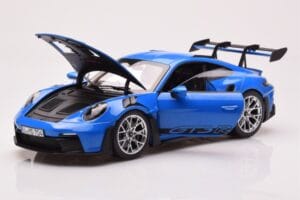 Porsche 911 992 GT3 RS Haifischblau Norev 1:18 187358 Metall – Bild 2 von 8