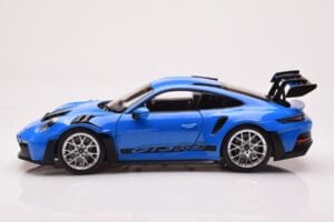 Porsche 911 992 GT3 RS Haifischblau Norev 1:18 187358 Metall – Bild 4 von 8