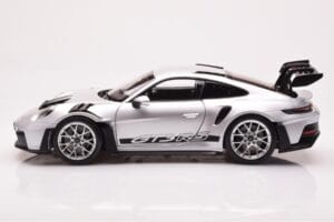 Porsche 911 992 GT3 RS Silber Metallic Norev 1:18 187357 Metall – Bild 4 von 8