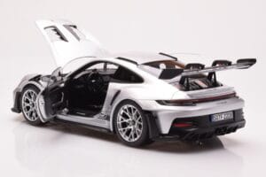 Porsche 911 992 GT3 RS Silber Metallic Norev 1:18 187357 Metall – Bild 5 von 8