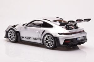 Porsche 911 992 GT3 RS Silber Metallic Norev 1:18 187357 Metall – Bild 7 von 8