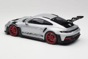 Porsche 911 992 GT3 RS Silber & Rote Räder Minichamps 1:18 153062241 Metall – Bild 5 von 6