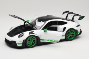 Porsche 911 992 GT3 RS Tribute to Carrera RS White Python Green Norev 1:18 187372 Metall – Bild 2 von 8