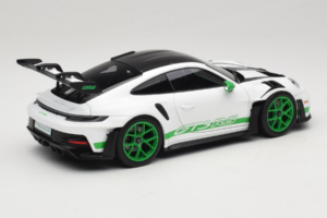 Porsche 911 992 GT3 RS Tribute to Carrera RS White Python Green Norev 1:18 187372 Metall – Bild 3 von 8