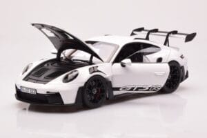 Porsche 911 992 GT3 RS Weiss Norev 1:18 187361 Metall – Bild 2 von 8