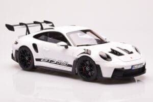 Porsche 911 992 GT3 RS Weiss Norev 1:18 187361 Metall – Bild 6 von 8