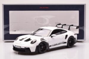 Porsche 911 992 GT3 RS Weiss Norev 1:18 187361 Metall – Bild 8 von 8