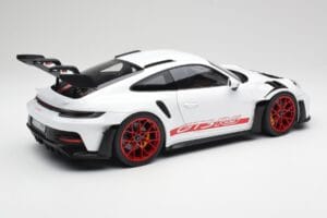 Porsche 911 992 GT3 RS Weiss & Pyro Rot Norev 1:12 127530 Metall – Bild 2 von 6
