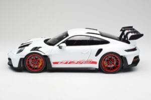 Porsche 911 992 GT3 RS Weiss & Pyro Rot Norev 1:12 127530 Metall – Bild 3 von 6