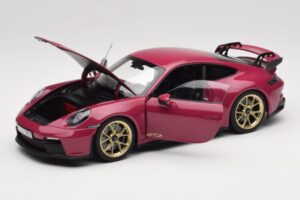Porsche 911 992 GT3 Ruby Star Neo Norev 1:18 187381 Metall – Bild 2 von 8