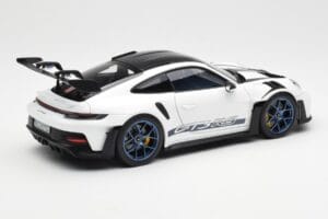 Porsche 911 992 GT3 Weissach Package Weiss & Indigo Blau Norev 1:18 187353 Metall – Bild 3 von 8