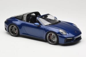 Porsche 911 992 Targa 4 GTS Blue Metallic Minichamps 1:18 155061060 Metall – Bild 4 von 6
