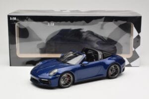Porsche 911 992 Targa 4 GTS Blue Metallic Minichamps 1:18 155061060 Metall – Bild 6 von 6