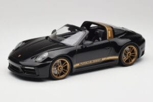 Porsche 911 992 Targa Porsche Design Schwarz & Gold Concept Minichamps 1:18 PORSCHE001 Metall