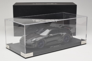 Porsche 911 992 TechArt GTstreet R Schwarz Mit Blauen Rädern TechArt 1:18 REMC009 Resin – Bild 6 von 6