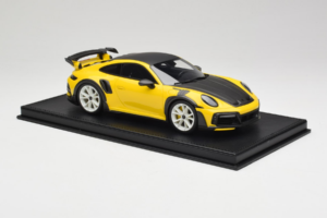 Porsche 911 992 TechArt GTstreet R Gelb Mit Weissen Rädern TechArt 1:18 REMC015 Resin – Bild 3 von 6