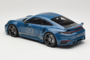 Porsche 911 992 Turbo S Coupe Sport Design Blau Minichamps 1:18 113069073 Metall – Bild 7 von 8