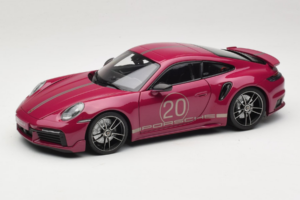 Porsche 911 992 Turbo S Coupe Sport Design Rot Minichamps 1:18 113069075 Metall