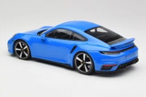 Porsche 911 992 Turbo S Gentian Blau Minichamps 1:18 155069074 Metall – Bild 5 von 6