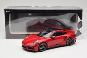 Porsche 911 992 Turbo S Rot Minichamps 1:18 155069070 Metall – Bild 6 von 6