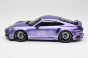 Porsche 911 992 Turbo S Sport Design Package Viola Metallic Minichamps 1:18 155069174 Metall – Bild 3 von 6