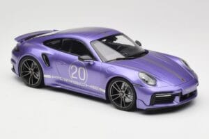 Porsche 911 992 Turbo S Sport Design Package Viola Metallic Minichamps 1:18 155069174 Metall – Bild 4 von 6