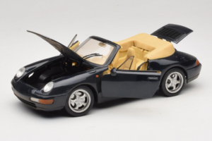 Porsche 911 993 Cabriolet Dunkelblau Tchibo 1:18 46619 Metall – Bild 2 von 8
