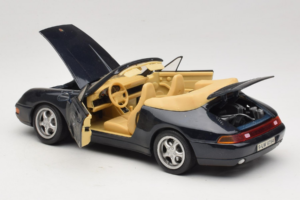 Porsche 911 993 Cabriolet Dunkelblau Tchibo 1:18 46619 Metall – Bild 5 von 8
