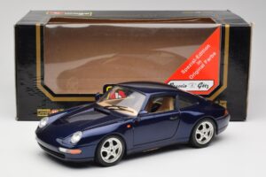 Porsche 911 993 Carrera Cup Blau Braccio & Gotz 1993 Bburago 1:18 3060-M1 Metall – Bild 8 von 8