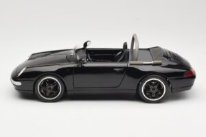Porsche 911 993 Carrera Cabriolet Schwarz Bburago 1:18 3090-M1 Metall – Bild 4 von 8