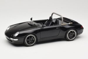 Porsche 911 993 Carrera Cabriolet Schwarz Bburago 1:18 3090-M1 Metall
