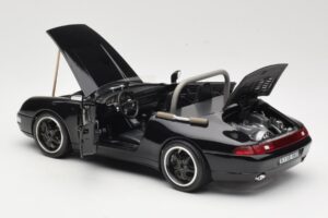 Porsche 911 993 Carrera Cabriolet Schwarz Bburago 1:18 3090-M1 Metall – Bild 5 von 8