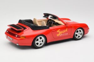 Porsche 911 993 Carrera Cabriolet Rot Bburago 1:18 3090 Metall – Bild 3 von 8